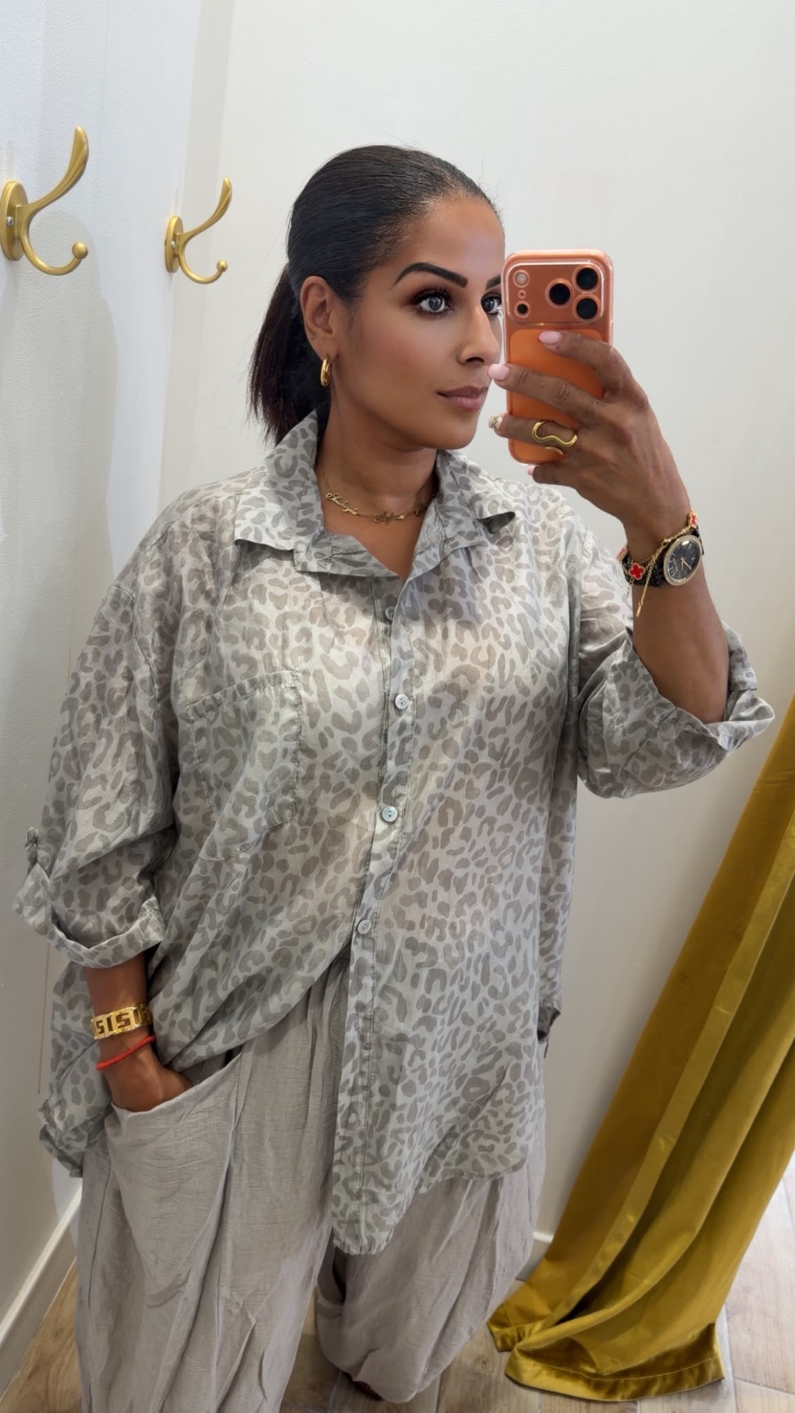Chemise leoparda