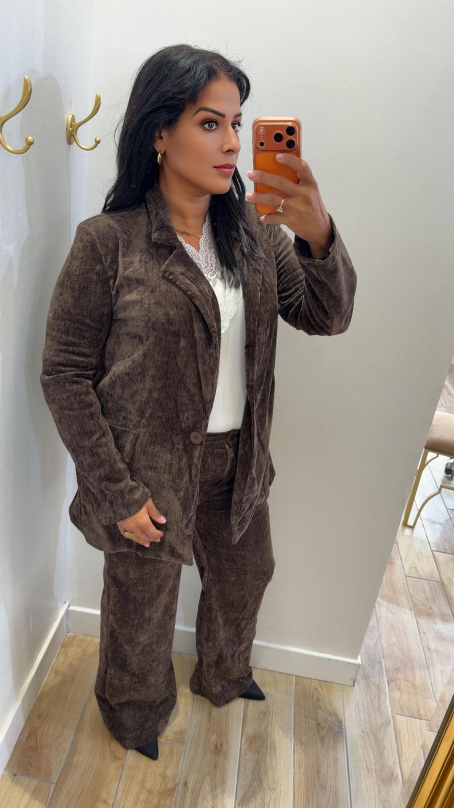 Ensemble velours YZARA